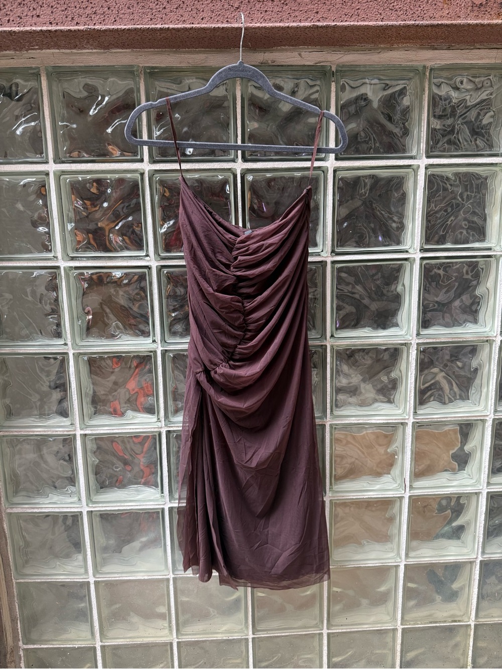SIR. the Label Ruched Stretch Mesh Skirt